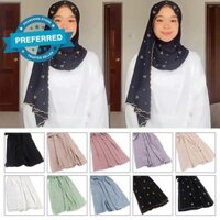 Phong Cách Mới Khăn Trùm Đầu Voan Full Thêu Khăn Trùm Đầu Dài Sợi K5p4