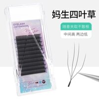 Phong Cách Mới Mẹ Lông Mi Cỏ Bốn Lá 0,03 Siêu Mềm Tự Nhiên Dày Dài Ngắn Ren Giả Lông Cừu Chồn Phong Cách Mẹ Ghép Lông Mi Trồng Đặc Biệt Dense Xả Lông Mi Giả Lông Mi