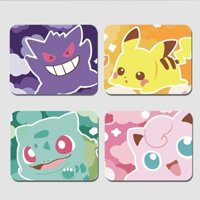 Phong Cách Mới Miếng Lót Chuột Pikachu Charmander Pokémon Miếng Lót Chuột Nhỏ Hộ Gia Đình Kích Thước Nhỏ Pikachu Văn Phòng Giải Trí Bàn Có Thể Tùy Chỉnh Nam Nữ Ký Túc Xá Upholstery Bulbasaur Squirtle Psyduck Gengar
