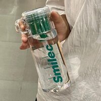 Phong Cách Mới Nắp Cốc Cốc Giá Trị Cao Cốc Nhựa Di Động Nắp Thể Thao Đơn Giản Học Sinh Cốc Nước Cân Di Động kfse