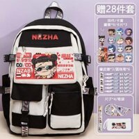 Phong Cách Mới Nezha 's Demon Boy Ma Ám Biển Schoolbag Nam Học Sinh Tiểu Học Một Hai Năm Thứ Ba Đến Lớp Sáu Ba Lô Trẻ Em Ba Lô