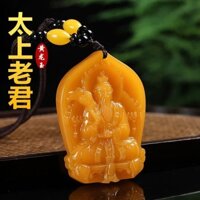 Phong Cách Mới Ngọc Taishang Laojun Mặt Dây Chuyền Rồng Vàng Ngọc Gà Dầu Tượng Phật Vàng Taishang Laojun Mặt Dây Chuyền Nam Nữ Phong Cách Ngọc Dây Xích20250325