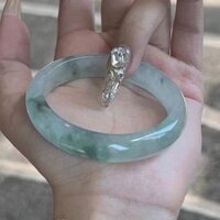 [Phong cách mới nhất 2025] [Trung thực] Hạt băng tự nhiên nguyên chất Myanmar Đá trong suốt Vòng tay ngọc bích Vòng tay ngọc bích Sản phẩm chính hãng dành cho nữ có hộp quà tặng