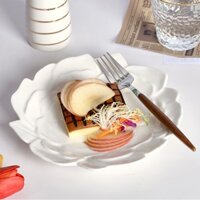 Phong Cách Mới Phong Cách Trung Hoa Tấm Gốm Subnet Đỏ Cùng Phong Cách Tấm Hộ Gia Đình Ren Bánh Đĩa Món Ăn Tinh Tế / ins