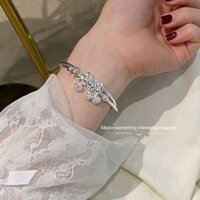 Phong Cách Mới Quốc Gia Hợp Thời Trang 999 Sterling Bạc Đôi Nhẫn Bàn Tính Hạt Vòng Tay Tắm Thời Trang Trẻ Trung Phong Cách Mỹ Niche Cao Cấp Vòng Tay❤3.6❤
