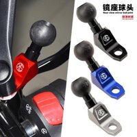 Phong Cách Mới Thích Hợp Cho Xe Máy Honda PCX160 / ADV150 / 350 Đa Năng Giá Đỡ Điện Thoại Di Động Cố Định Đầu Bóng Gương Đế