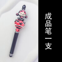 Phong Cách Mới Tình Yêu Đen Hồng SP Màn Hình Cảm Ứng Bút Handmade diy Dầu Nặng Hình Đặc Biệt Vẽ Tay Đính Hạt Bút Biến Bút Viên Dễ Thương Bút