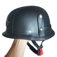 Phong Cách Mới Xe Máy Retro Nửa Mũ Bảo Hiểm Mùa Hè Đức Thép Mũ Bảo Hiểm Người Lính Mũ Bảo Hiểm Du Lịch Điện Xe Máy Muỗng Mũ Bảo Hiểm