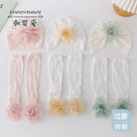 Phong Cách Mỏng Bé Mũ Lễ Cả Tháng Tất Cho Bé Sơ Sinh Lưới Điều Hòa Không Khí Tất Trẻ Em Chống Muỗi#3.11