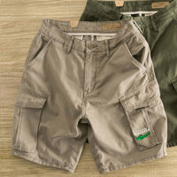 Phong Cách Mỹ Lớn Túi Thẳng Quần Short Nam Rời Phù Hợp Với Thể Thao Và Quần Năm Phần Tư Thường Ngày