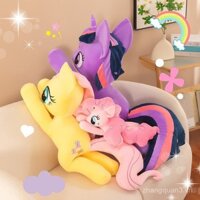 Phong cách nằm My Little Pony Pinkie Pie Twilight Sparkle Fluttershy Đồ chơi nhồi bông dễ thương Quà tặng sinh nhật chính hãng