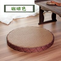 Phong Cách Nhật Bản Đệm Cói Thiền Tatami Cỏ Mây Tre Đan Chiếu Mùa Hè Đệm Ngồi Trà Cửa Sổ Lồi Sàn Hình Tròn Quỳ Lạy Phật Thiền Pad