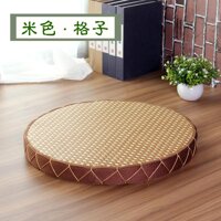 Phong Cách Nhật Bản Đệm Cói Thiền Tatami Cỏ Mây Tre Đan Chiếu Mùa Hè Đệm Ngồi Trà Cửa Sổ Lồi Sàn Hình Tròn Quỳ Lạy Phật Thiền Pad