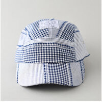 Phong Cách Nhật Bản Kẻ Sọc Chắp Vá Mũ Bóng Chày Nữ Xuân Thu Đông Giải Trí Du Lịch Anh Quốc Phù Hợp Với Mũ Nam