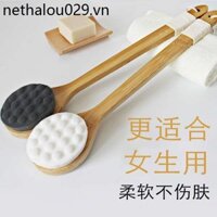 Phong Cách Nhật Bản Móng Vuốt Mèo Mềm Tóc Tắm Nữ Trẻ Em Bàn Chải Tắm Tay Cầm Dài Chà Lưng Bàn Chải Massage Không Làm Tổn Thương Da Dụng Cụ Tiện Dụng