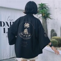 Phong Cách Nhật Bản Rời Tay Ba Phần Tư Phong Cách Phật Giáo Đạo Giáo Áo Haori Phong Cách Trung Hoa Retro Kimono Cardigan Nam Nữ Học Sinh Áo Khoác 1.318