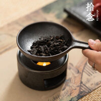 Phong Cách Nhật Bản Trà Rang Bếp Gốm Đá Gốm Sứ Lá Trà Thơm Gốm Nến Sưởi Bếp Nướng Thức Dậy Trà Nhà Trà Lễ Phụ Kiện