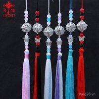 Phong cách phim truyền hình, mặt dây chuyền thắt lưng, chuông cung điện, chuông bạc Qingxin Palace, mặt dây chuyền tua rua, chuông phong cách cổ xưa, trang trí treo nhỏ, quà tặng nhỏ treo xe