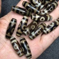 Phong Cách Phúc Lợi Tây Tạng Mã Não Ba Mắt Dzi Hạt Ngôi Sao Mặt Trăng King Kong Bodhi Phụ Kiện Trang Sức Phụ Kiện Hạt diy Eo Hạt 10 / 30mm20240722