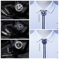 Phong Cách Retro bolo Thắt Lưng Chữ Thập Đại Bàng Vòi Polo Thắt Lưng Nam Vòng Cổ Áo Nơ Thắt Lưng Cổ Áo