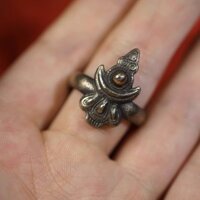 Phong Cách Tây Tạng Sky Iron Hỗ Trợ Armor Mo Phong Cách Tây Tạng Handmade Đơn Giản Nhẫn Đau Khổ Đơn Giản Phù Hợp Với Thiết Kế Trang Sức Nam Phong Cách Mới 3.6