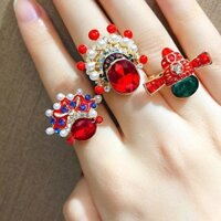 Phong Cách Trung Hoa Bắc Kinh Opera Facebook Nhẫn Nữ Dao Madan Chỉ Số Ngón Tay Vòng Chải Cô Dâu Nhẫn Người Ảnh Hưởng Nhẫn Độc Đáo Sáng Tạo Phụ Kiện Tay