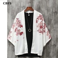 Phong Cách Trung Hoa Nam Quần Áo Ice Silk Chống Nắng Quần Áo Cổ Đạo Sĩ Áo Sinh Viên Hanfu Cặp Đôi Quần Áo Kimono Han Elements Áo LF2.18