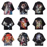 Phong Cách Trung Hoa Renyi Baiheyunxiao Áo Khoác Nam Phong Cách Trung Hoa Hanfu Tang Phù Hợp Với Thời Gian Retro Áo Khoác Kimono Phong Cách Nhật Bản Áo Cardigan Nam Nhật Bản Cải Tiến Hanfu Tang Phù Hợp Với Kích Thước Lớn Áo Sơ Mi Tay Ba Phần Tư
