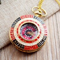 Phong Cách Trung Hoa Retro Lật Bỏ Túi Thiên Đường Khô Trái Đất Nhánh Gossip Phong Thủy Thạch Anh Bỏ Túi Đồng Hồ Nam Nữ Sinh Vòng Cổ Quà Tặng 3.26.2