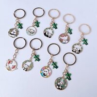 Phong Cách Trung Quốc Gấu Trúc Series Koi Móc Khóa Nữ Dễ Thương Học Sinh Miễn Phí Bạn Bè Bạn Bè Túi Nhỏ Mặt Dây Chuyền Mặt Dây Chuyền