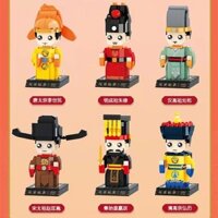 Phong Cách Trung Quốc Khối Xây Dựng Văn Hóa Cổ Đại Hoàng Đế Series Retro Minifigures Lắp Ráp Mô Hình Bé Trai Lắp Ráp Đồ Chơi✨0731✨