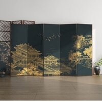 Phong cách Trung Quốc mới cổ điển màn hình gấp vách ngăn di động phòng khách lối vào sảnh khách sạn văn phòng chặn màn h