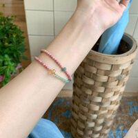 Phong Cách Trung Quốc Vòng Tay Tinh Tế Qing Guo Cardamom Đá Tự Nhiên Handmade Đính Hạt Vòng Tay Mới Trung Quốc Retro Đôi Vòng Tròn Vòng Tay Nữ Hạt Nhỏ