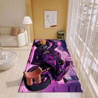 Phong Cách Truyện Tranh Cyber Xe Máy Hộ Gia Đình Thảm Trải Sàn Chống Trơn Trượt Thảm Nhà