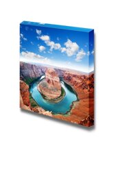 Phong Cảnh Đẹp Cảnh Quan Của Ngựa Giày Uốn Cong Nằm Ở Bắc Vành Grand Canyon Trang ARIZONA Vải Pop Nghệ Thuật Trang Trí Treo Tường X