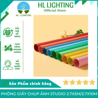 Phông Giấy Chụp Ảnh Studio 2.7x5M/2.7x10M - Nhiều Màu Sắc - Chất Lượng Cao - HL Lighting