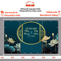 Phông nền chụp ảnh cưới tone Xanh cỡ lớn có nhiều kích thước chất liệu in bạt ngoài trời chống nước