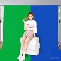 Phông nền chụp ảnh hai mặt, vải màu xanh lá cây, vải xanh, vải xanh lam, phông nền hai tông màu, đạo cụ video chroma key