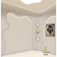 Phông nền Livestream Chụp Ảnh in kèm Gấu BearBrick+Khung Tranh 3D 5D