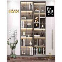 Phông Nền Livestream Chụp Ảnh Họa Tiết kệ tủ sách 3D 5D decor, trang trí phòng họp, livestream