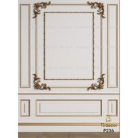 Phông Nền Livestream Chụp Ảnh Phào Chỉ Sang Trọng 3D 5D