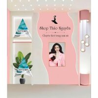 Phông nền Livestream - Chụp ảnh Memory.Decor - Tone Hồng Ổi Đào Hot (Có in theo kích thước yêu cầu)