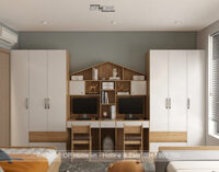 Phòng ngủ 2 giường đơn cho bé PB6806