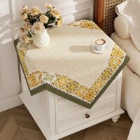 Phòng Ngủ Mỹ Đầu Giường Bàn Vải Vuông Nhỏ Vuông Khăn Trải Bàn Hộ Gia Đình Chống Bụi Vải