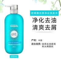 Phòng sống Spike 6:54 Yuan LOreal Spring Purify Dầu gội 600ml dầu cặp collagen