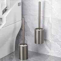 Phòng Tắm Bồn Cầu Giá Đỡ Bàn Chải Dụng Cụ Vệ Sinh Không Gian Nhôm Treo Tường Không Khoan Dọc Bàn Chải Vệ Sinh Phụ Kiện Phòng Tắm