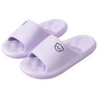 Phòng Tắm Chống Trơn Trượt Nữ Tắm Nhà Phong Cách Mới Massage Trong Nhà Mùa Hè Thoáng Mát 2025 Dép Bước Vào Shit Đế Dày Pu