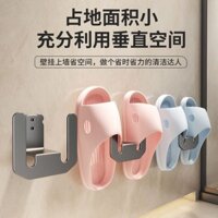 Phòng Tắm Dép Giá Thoát Nước Móc Treo Tường Đục Lỗ Nhà Vệ Sinh Phía Sau Cửa Tường Giày Kệ Bảo Quản 2.021