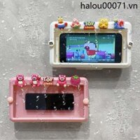 Phòng tắm Điện thoại di động Giá đỡ chống nước Hoạt hình dễ thương Ký túc xá sinh viên Tường vệ sinh Giá đỡ cố định Treo tường không thủng