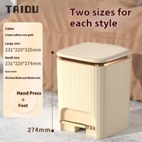 Phòng tắm gia đình Phòng khách Bàn đạp chân dung tích lớn Thùng rác có nắp